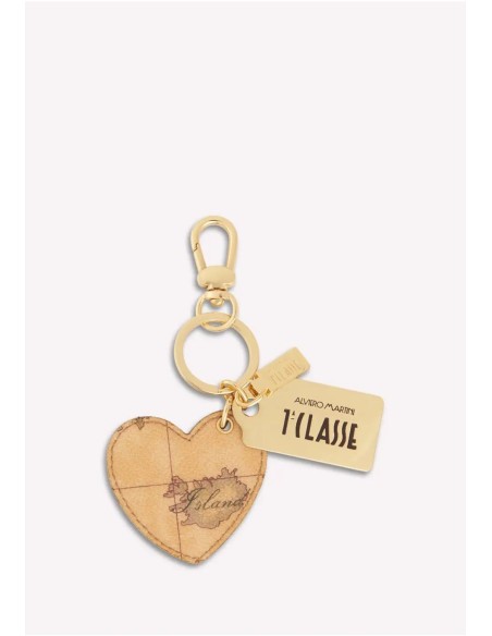 Portachiavi Cuore Geo Classic – Eleganza romantica