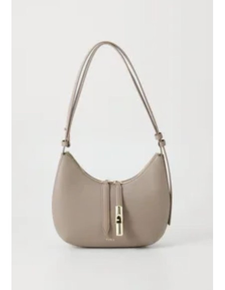 Furla Goccia S – Borsa a spalla e a tracolla compatta in pelle martellata