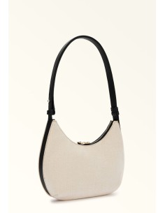Furla Goccia S Canvas e Pelle – Borsa a Spalla e a Tracolla Elegante 2