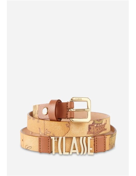 Cintura Geo Classic con Logo Lettering – Prima Classe Donna