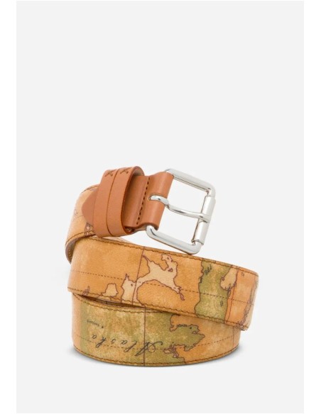 Cintura Geo Classic Unisex con Fibbia Platino – Prima Classe