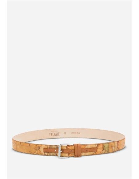 Cintura Geo Classic Unisex con Fibbia Platino – Prima Classe