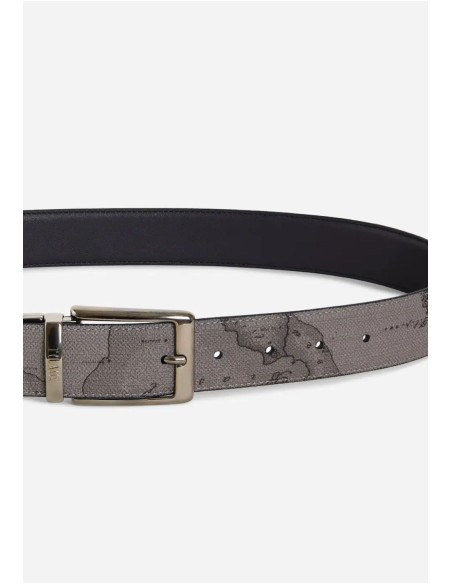 Cintura Uomo Pelle Blu con Geo Dark – Prima Classe