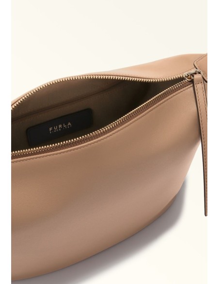 Furla Nuvola Borsa a Spalla, a Mano e a Tracolla M in Pelle Granata