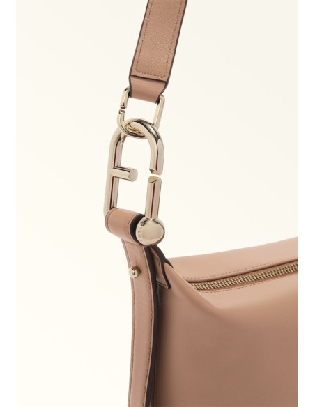 Furla Nuvola Borsa a Spalla, a Mano e a Tracolla M in Pelle Granata