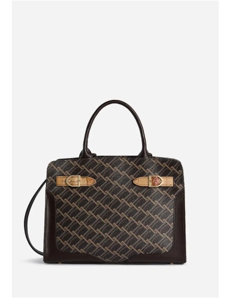 Valley Monogram Borsa a Mano Cioccolato 1C