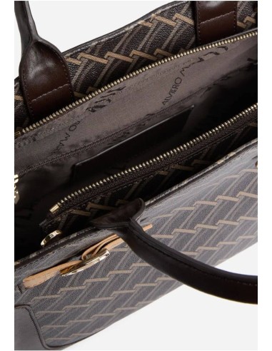 Valley Monogram Borsa a Mano Cioccolato 1C