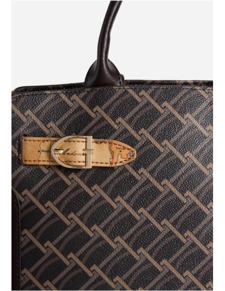 Valley Monogram Borsa a Mano Cioccolato 1C