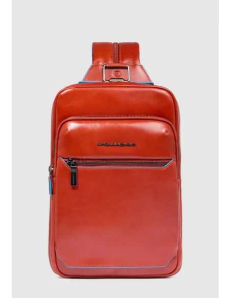 Piquadro monospalla uomo Blue Square in pelle con RFID