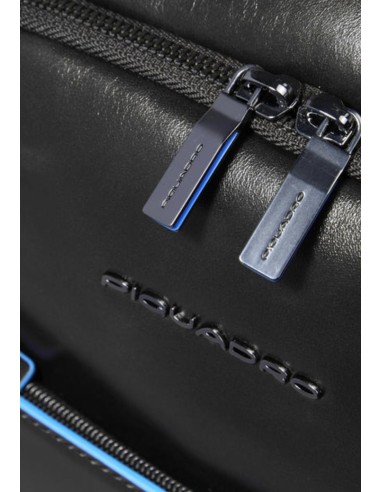 Piquadro Zaino Porta PC 15,6" Blue Square In Pelle