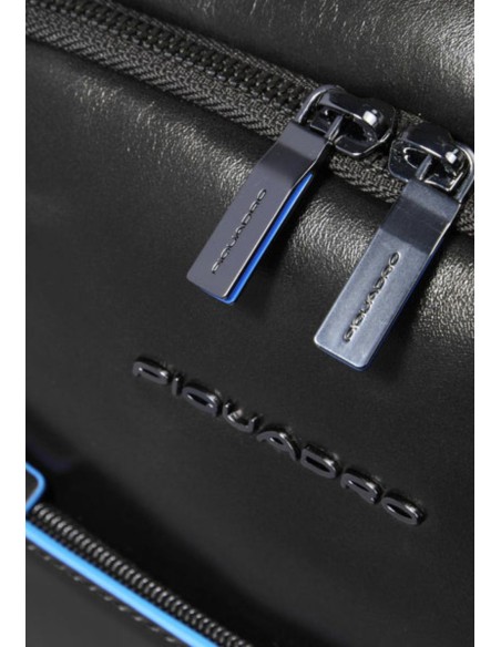 Piquadro Zaino Porta PC 15,6" Blue Square In Pelle