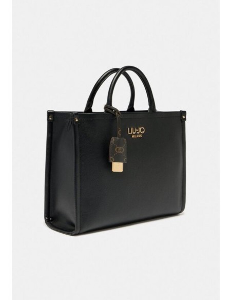 Shopping bag media Liu Jo con charm – Borsa bottalata