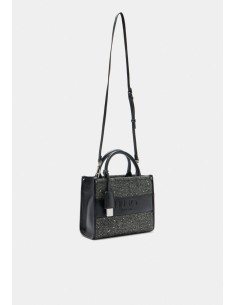 Mini shopping bag chevron con paillettes – Borsa elegante 2