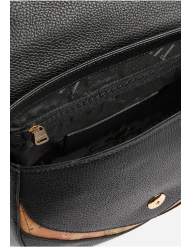 Castle Leather Tracolla – Borsa in pelle con inserto Geo Classic