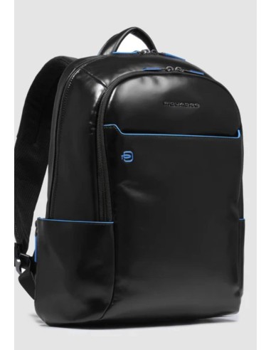 Zaino piccolo porta PC 14" in pelle – Piquadro Blue Square