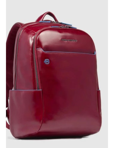 Zaino piccolo porta PC 14" in pelle – Piquadro Blue Square