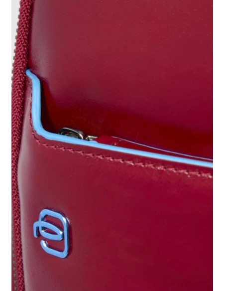 Zaino piccolo porta PC 14" in pelle – Piquadro Blue Square