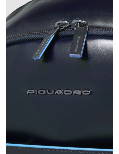 Zaino piccolo porta PC 14" in pelle – Piquadro Blue Square
