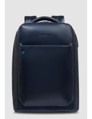 Piquadro Blue Square zaino fast-check porta PC 15,6" in pelle