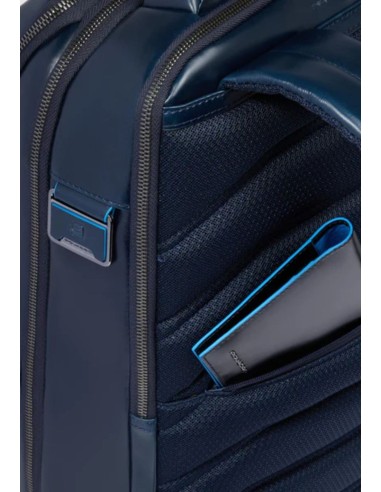 Piquadro Blue Square zaino fast-check porta PC 15,6" in pelle