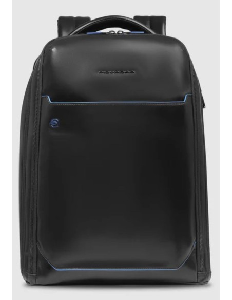 Piquadro Blue Square zaino fast-check porta PC 15,6" in pelle