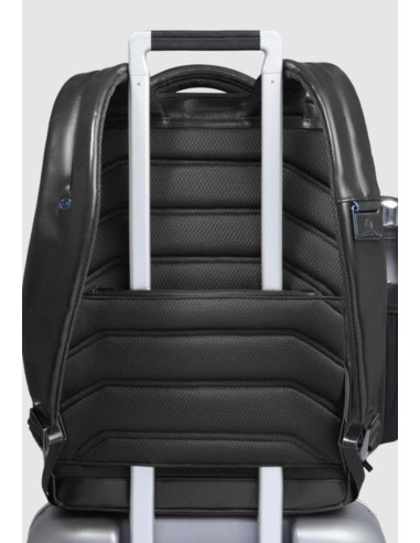 Piquadro Blue Square zaino fast-check porta PC 15,6" in pelle