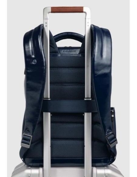 Piquadro Blue Square zaino uomo pelle porta PC 14 pollici