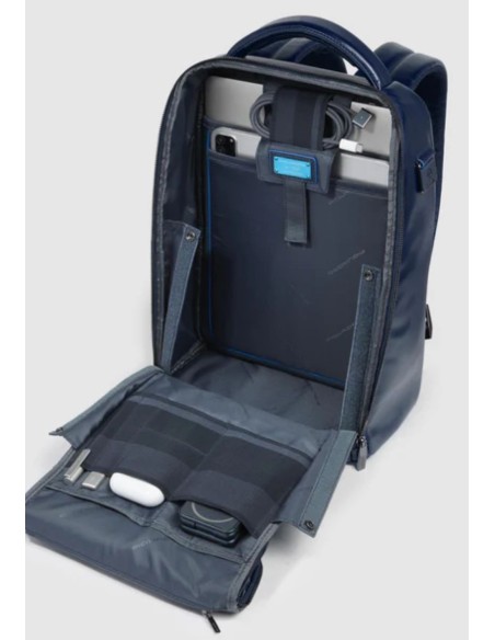 Piquadro Blue Square zaino uomo pelle porta PC 14 pollici
