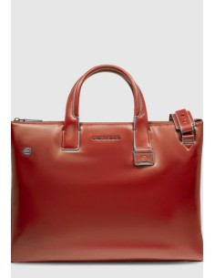 Piquadro Blue Square Borsa porta PC 15,6" espandibile in pelle