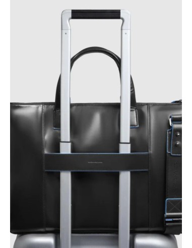 Piquadro Blue Square Borsa porta PC 15,6" espandibile in pelle