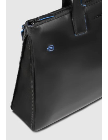 Piquadro Blue Square Borsa porta PC 15,6" espandibile in pelle