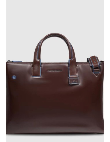 Piquadro Blue Square Borsa porta PC 15,6" espandibile in pelle