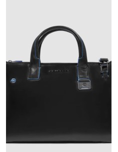Piquadro Blue Square Borsa porta PC 14" espandibile in pelle