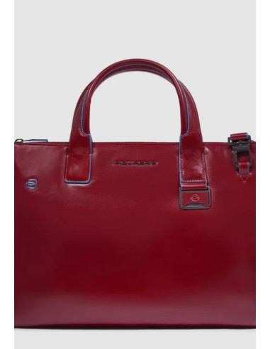 Piquadro Blue Square Borsa porta PC 14" espandibile in pelle