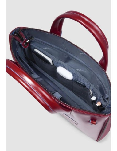 Piquadro Blue Square Borsa porta PC 14" espandibile in pelle