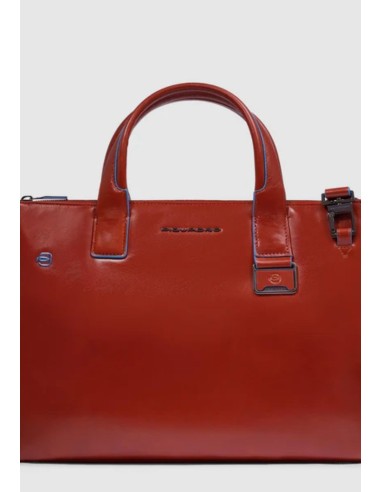 Piquadro Blue Square Borsa porta PC 14" espandibile in pelle