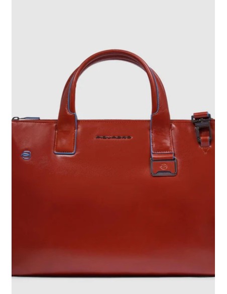 Piquadro Blue Square Borsa porta PC 14" espandibile in pelle
