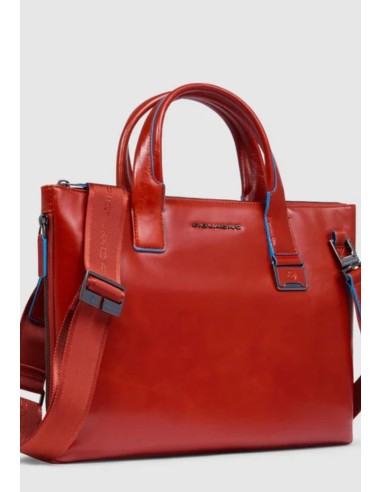 Piquadro Blue Square Borsa porta PC 14" espandibile in pelle