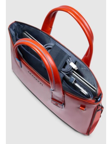 Piquadro Blue Square Borsa porta PC 14" espandibile in pelle
