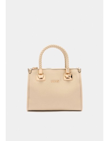 Liu Jo Borsa a mano effetto bottalato con manici intrecciati