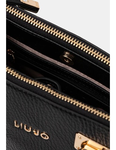 Liu Jo Borsa a mano effetto bottalato con manici intrecciati