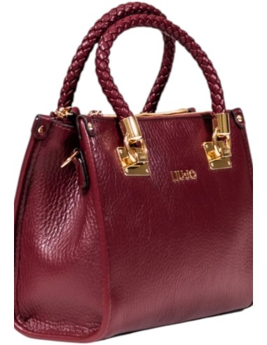 Liu Jo Borsa a mano effetto bottalato con manici intrecciati