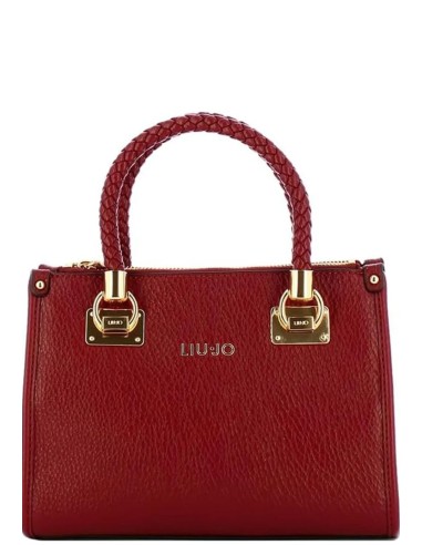 Liu Jo Borsa a mano effetto bottalato con manici intrecciati