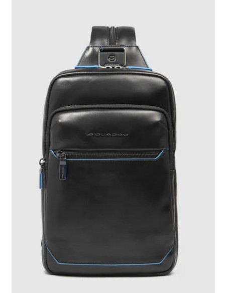 Piquadro monospalla uomo Blue Square in pelle con RFID