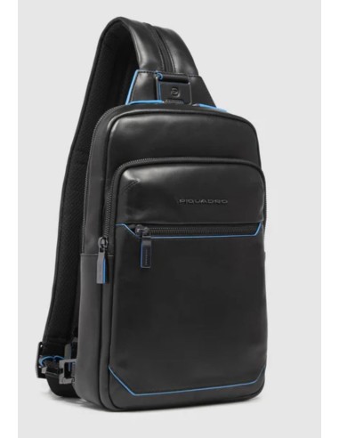 Piquadro monospalla uomo Blue Square in pelle con RFID