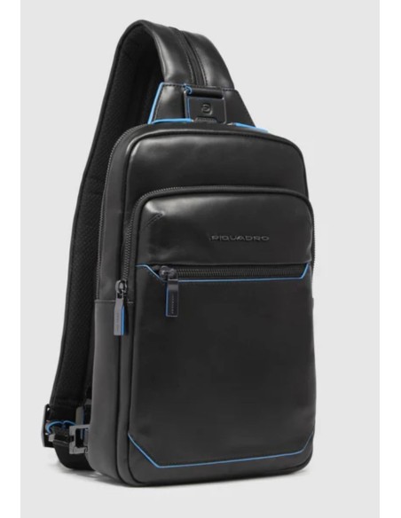 Piquadro monospalla uomo Blue Square in pelle con RFID