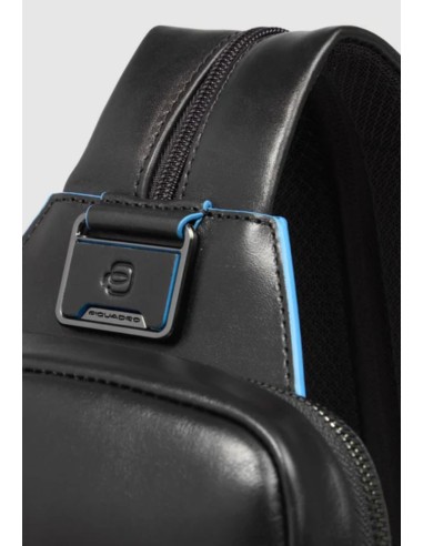 Piquadro monospalla uomo Blue Square in pelle con RFID