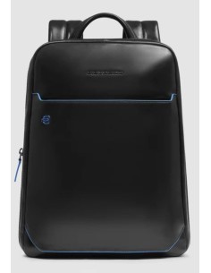 Piquadro Blue Square Zaino porta PC 14" espandibile in pelle