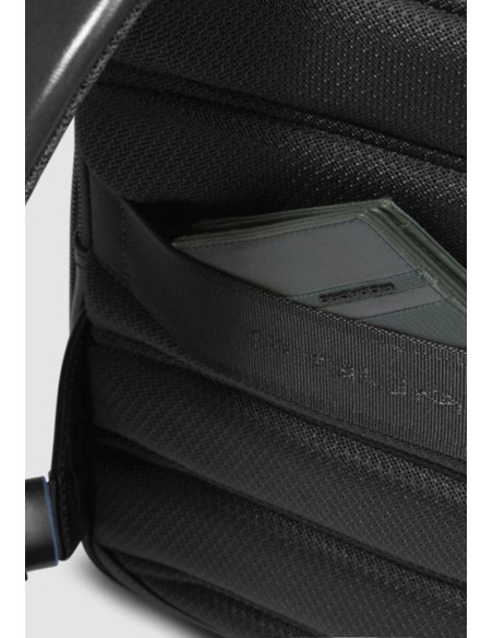 Piquadro Blue Square Zaino porta PC 14" espandibile in pelle