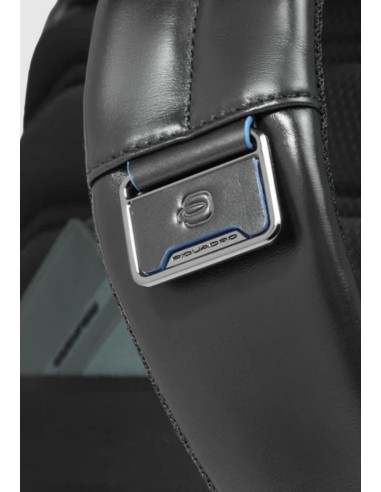 Piquadro Blue Square Zaino porta PC 14" espandibile in pelle